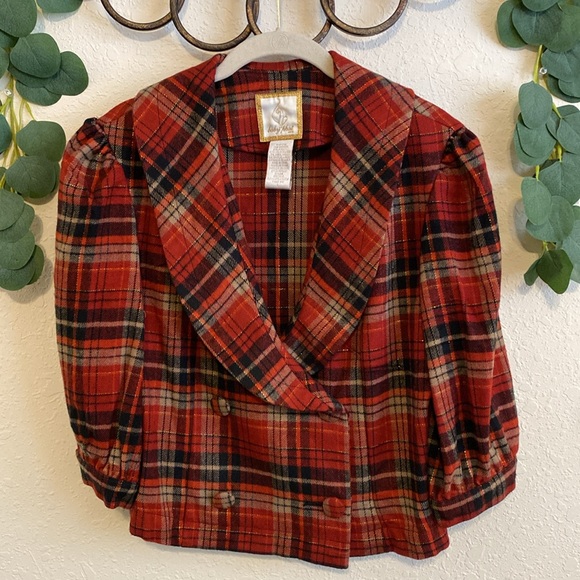 Vintage Y2K Baby Phat Red Plaid Blazer Jacket✨ - Picture 2 of 8